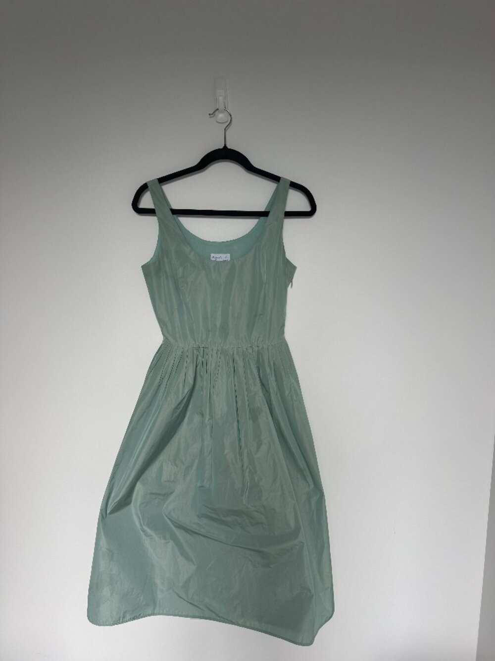 agnes.b iridescent green dress